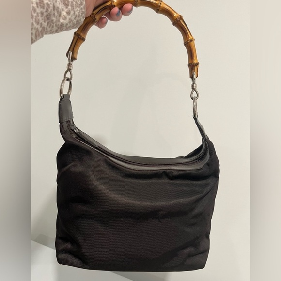 Gucci Bamboo Nylon Brown
Shoulder Bag - Picture 1 of 9
